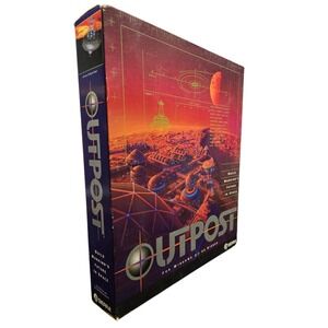 SIERRA Originals Outpost V1.5 Build Mankind's Future In Space PC CD ROM Game